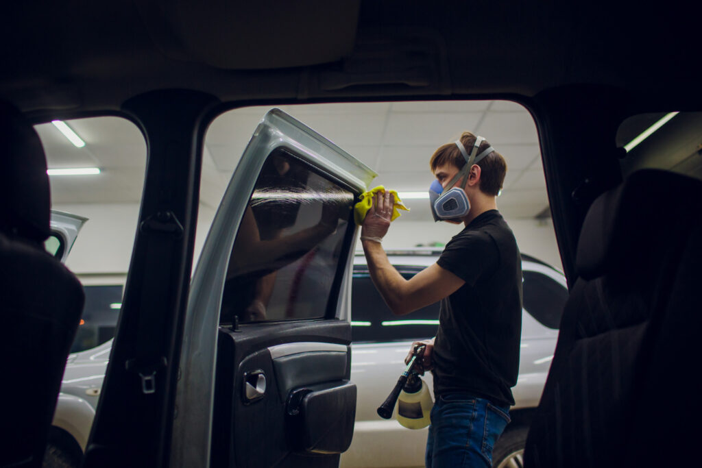 exterior car wash and interior car cleaning