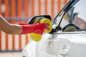 can a car wash remove wax or polish