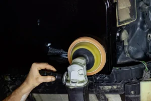 car polishing removing light paint scratches