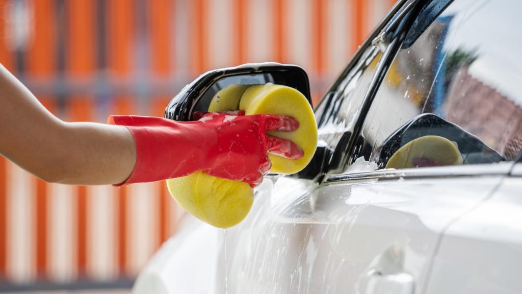 can a car wash remove wax or polish